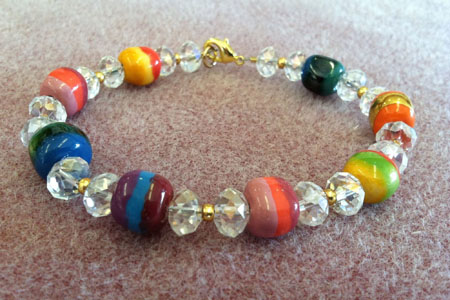 Make A Touch of Class Bracelet with Swarovski Crystals by Fusion Beads 