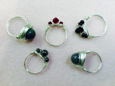 Wire Wrapped Rings